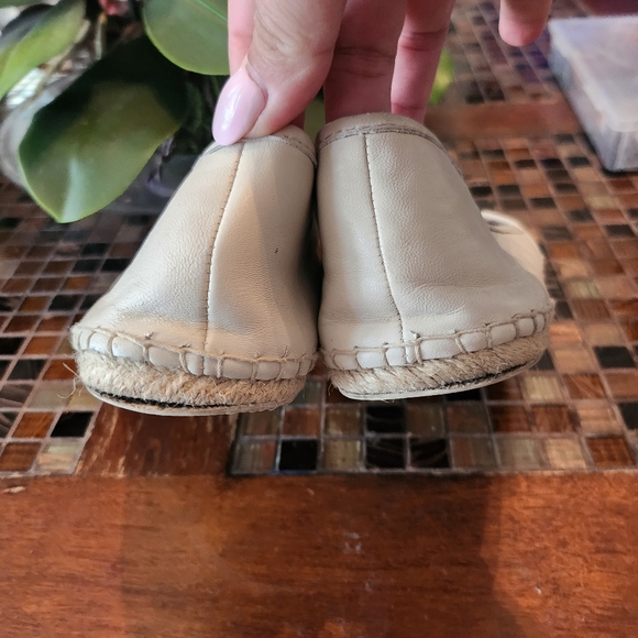 COACH Ivory Rhodelle Espadrilles Flats size 10 - Picture 4 of 7